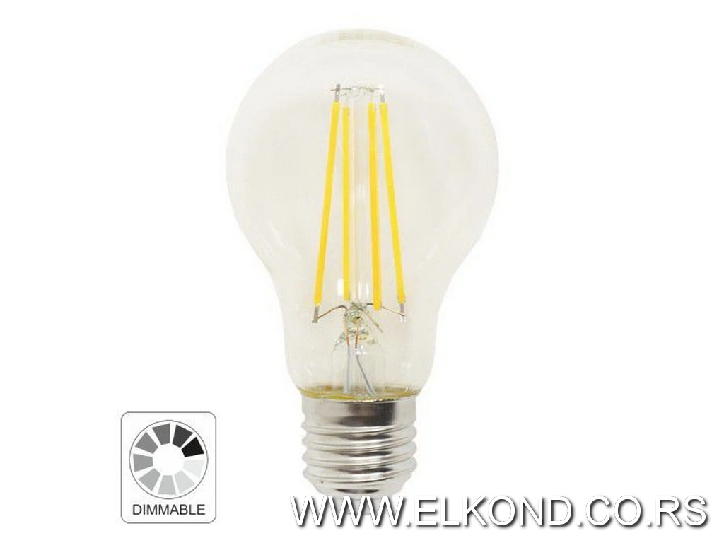 Led sijalica 8W E27 2700K 806lm A60 filament dimabilna ECO
